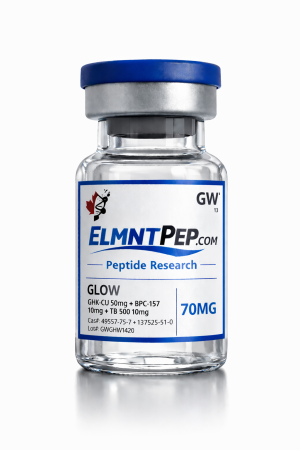 GLOW Blend – 70mg - ELMNTPEP research product image