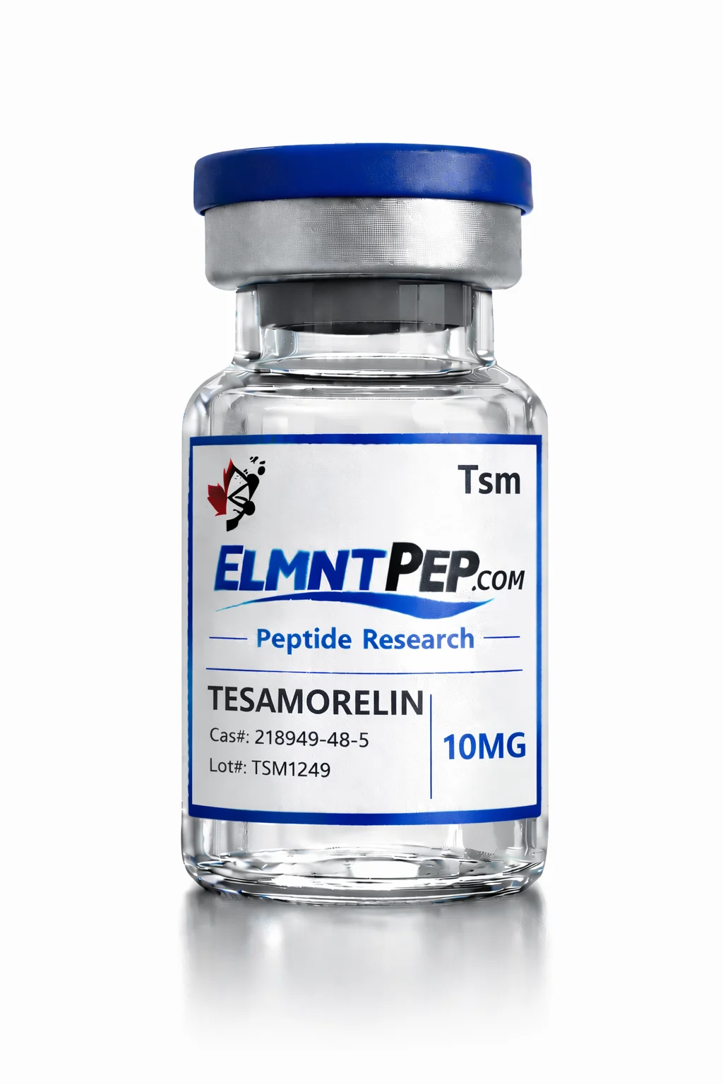 Tesamorelin — 10mg — ELMNTPEP research product vial