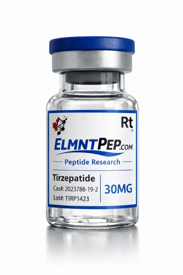 Tirzepatide — 30mg — ELMNTPEP research product vial