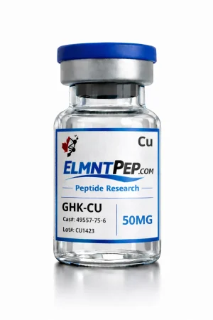 GHK-Cu — 50mg — ELMNTPEP research product vial