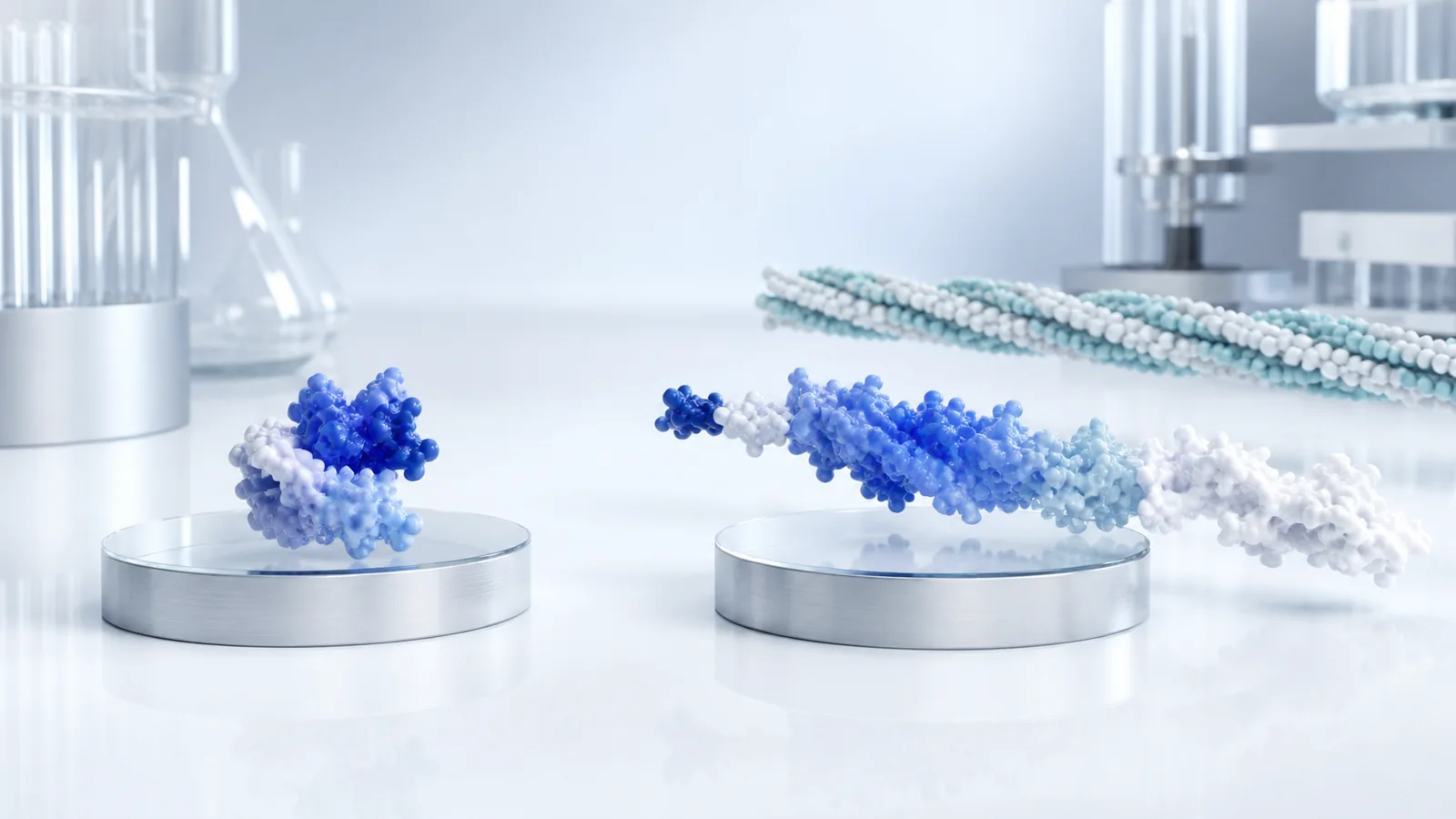 Abstract BPC-157 and TB-500 peptide research comparison in a laboratory