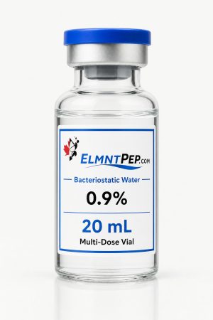 ELMNTPEP Bacteriostatic Water 0.9 percent 20mL multi-dose vial