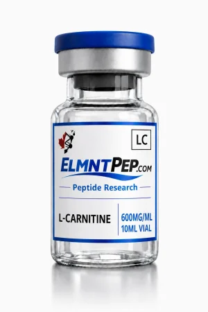 L-Carnitine — 600mg/mL, 10mL ELMNTPEP research product vial