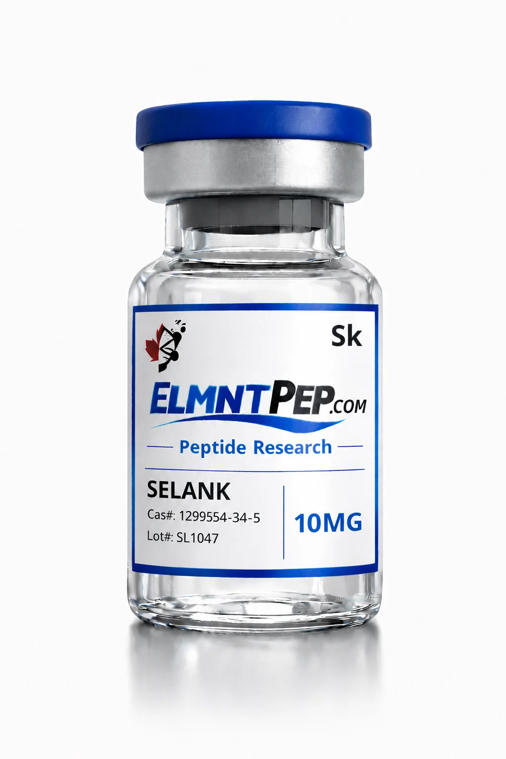 Selank — 10mg — ELMNTPEP research product vial